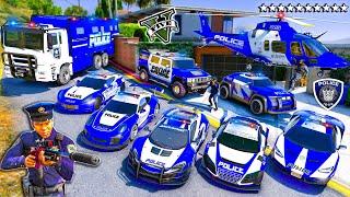 GTA-5 Stealing Secrets POLICE Super car's with Franklin ! #107 (Real life cars )