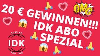 20 € GEWINNEN!!! | IDK ABONNENTEN LIVESTREAM SPEZIAL #1