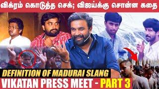 சேது படத்துல எனக்கும் மொட்டையை போட்டு உட்கார வச்சிட்டாங்க! - Sasikumar | Vijay | Vikram | Vikatan