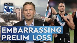 Kane Cornes reacts to Port's shock Preliminary Final smashing - Sunday Footy Show | Footy on Nine