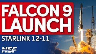 SpaceX Falcon 9 Launches Starlink 12-11