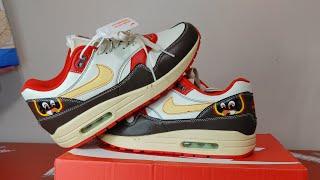 Custom Air Max 1 College Dropout review from Rarerepsneakers