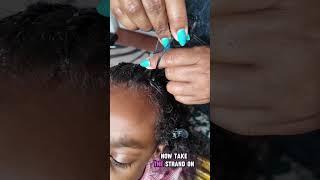 How to Braid Fine Hair #howtobraid #finehair #naturalhair #educational #cosmetology #curlyhair #hair
