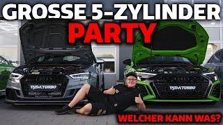 Wir VERGLEICHEN sie ALLE - 5 Zylinder Party bei BTM Turbo