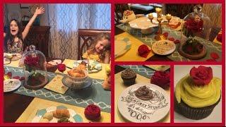 BEAUTY & THE BEAST MOVIE DINNER PARTY! | beingmommywithstyle