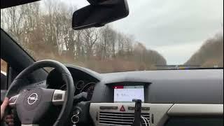 astra g 2.2 147ps vs astra h 1.8 140ps race from 0 on German autobahn