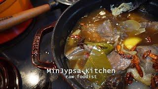 사태 장조림, 매콤 사태 조림 찌개,파 김치 1단 담기, 남편 당뇨 약 끊고 31kg 체중 감량,여름 식단,새벽기도로 아침을 여는 ,민 집사의 민 집사 키친 이야기,28번째 이야기