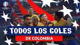 TODOS LOS GOLES DE COLOMBIA | CONMEBOL COPA AMÉRICA USA 2024™