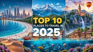 Top 10 Places to Travel in 2025 | Hidden Gems & Insider Tips | MUST-VISIT Travel Destinations 2025