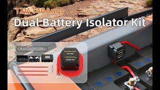 Effortless Battery Management: 12V 40A Voltage Sensitive Relay (VSR) Double Smart Battery Isolator