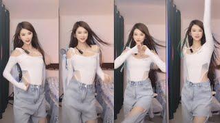 【Tiktok抖音美女直播热舞】甜美的笑容，很喜欢