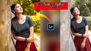 Surbhi Rathore Photo editing in Lightroom Sk editing zone