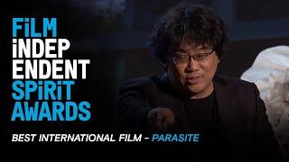 PARASITE (South Korea) wins Best International Film at the 35th Film Independent Spirit Awards