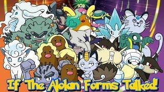 IF POKÉMON ALOLA FORMS TALKED (UPDATED) (VOICE CHALLENGE!)