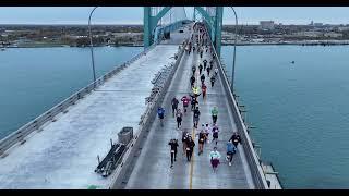 Detroit Free Press Marathon Drone footage -SOOC No Edits, No Cuts; only color grade.