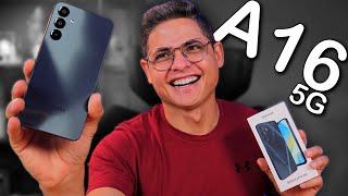 CHEGOU! O novo queridinho BOM e BARATO da SAMSUNG? Galaxy A16 5G - Unboxing e Impressões