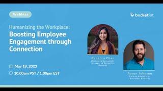 Humanizing the Workplace: Boosting Employee Engagement through Connection