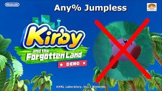 Kirby and the Forgotten Land Demo (Any% Jumpless) [No Commentary]