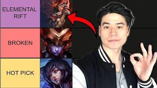 WILD RIFT TIER LIST 3.3 *UPDATED* HUGE CHANGES ELEMENTAL RIFT + REWORKS