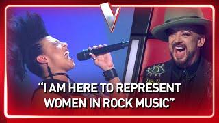 FEMALE ROCKER turns her Blind Audition into a CONCERT  | Journey #117