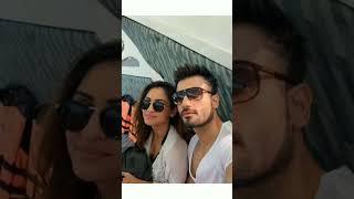 Krystal D'Souza and Karan Tacker