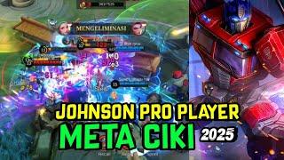 Johnson x Odette Combo Paling Mematikan! Sekali Tabrak Musuh Rata | MLBB Gameplay