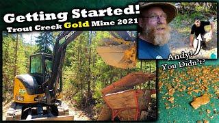 Trout Creek Placer Mine 2021 - Setting up and dialing in the operation.