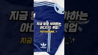 지금 당장 사야하는 아디다스 셋업