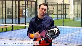 PadelGeek review of the HEAD Graphene 360 Alpha Motion