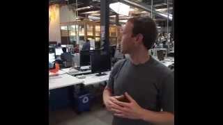 New FACEBOOK HQ Tour by Mark Zuckerberg (first live video)