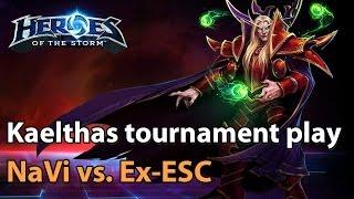 ► Heroes of the Storm (Pro Gameplay) - NaVi vs. Ex-ESC - Kaelthas play!