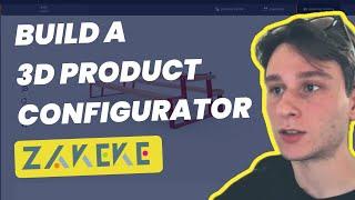 How to build a 3D product configurator for e-Commerce with Zakeke