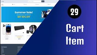 Next13 Fullstack E-Commerce  - 29 Cart Item Design | React.js & Typescript 