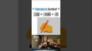 Unlock Signature Symbol in MS Word with This Hidden Shortcut!  #msword #shortcut