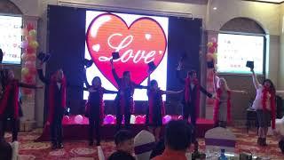 L-O-V-E by PLUSspace Marketing Team during the Annual Party December 2015