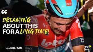 Tour de France 2024: EMOTIONAL Victor Campenaerts REACTS after Stage 18 