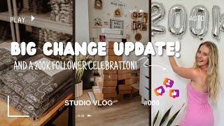 Big Life Update & 200k Follower Photo Shoot | Day in the Life as a Small Business Owner | Vlog #009