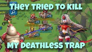 Lords Mobile - SOLO fury-gryphon carpet trap! Lets get some kills and lose NOTHING!