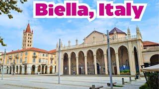 Biella , A City in Italy |  Things to do in BIELLA Piemonte Italia | Street Walk in Biella - 4K