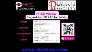 Single Pilot IFR PAC for Safety!