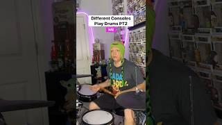 Consoles play drums PT2 #gamer #comedy #funny #relatable #skit