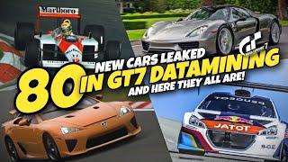 GT7 Leaked DATA MINING List Reveals 80 MORE New Cars Coming in Future Updates! (And some are here!)