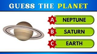 Guess the Planets with choices | Multiple Choice Quiz | Learn Entry