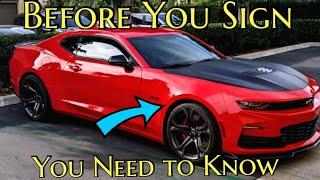 Buying a New Camaro? Watch These Tips Before You Sign