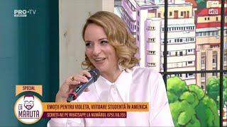 Fiica Andreei Marin, Violeta, viitoare studentă în America