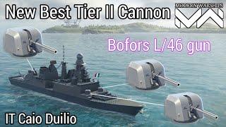 IT Caio Duilio - Using New Best Tier-II Cannon Bofors L/46 gun - Modern Warships Alpha Test