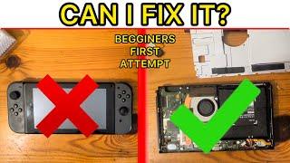 I Tried to Fix a Nintendo Switch as a Beginner… Disaster or Success?!