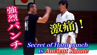 Secret of Hard punch is Ancient Karate!