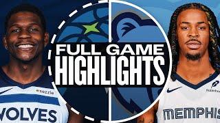 TIMBERWOLVES at GRIZZLIES | FULL GAME HIGHLIGHTS | April 10, 2025