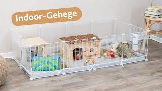 Indoor Gehege für Kleintiere, z. B. Kaninchen oder Meerschweinchen, von TRIXIE Heimtierbedarf #62460